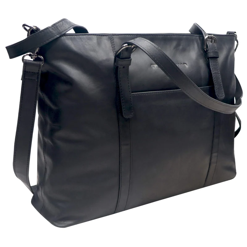 Silky Businesstasche Damen Groß Leder Shopper Handtasche zum Umhängen