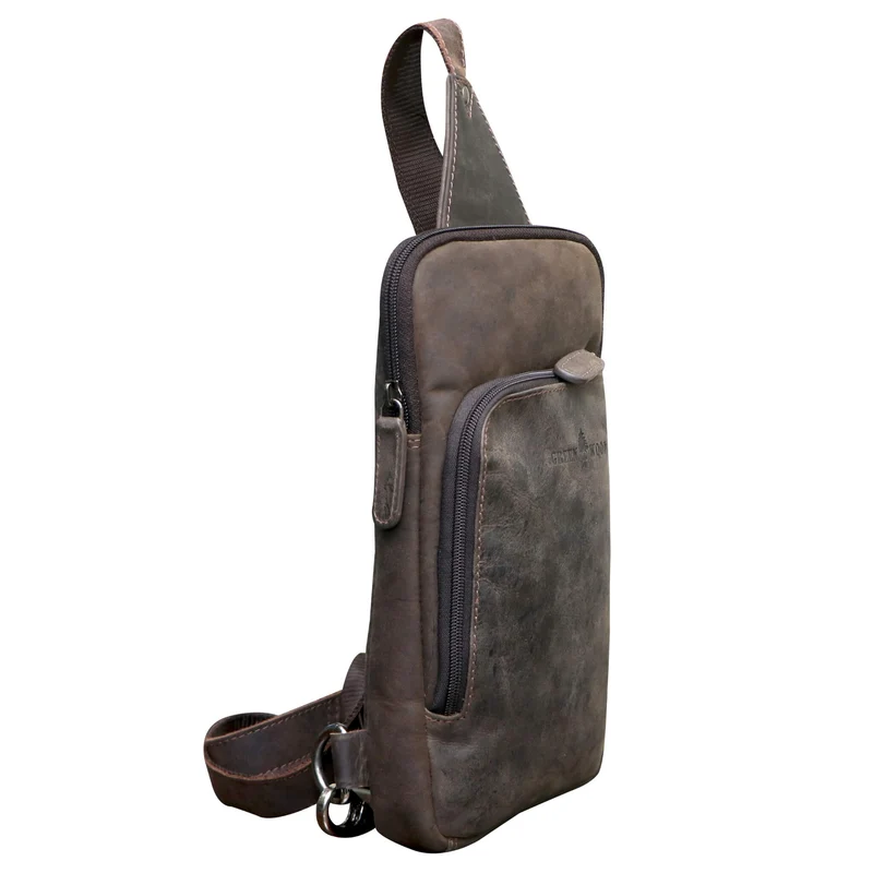 Alex Rucksack Umhängetasche Damen Leder Fahrradtasche Rucksack Herren
