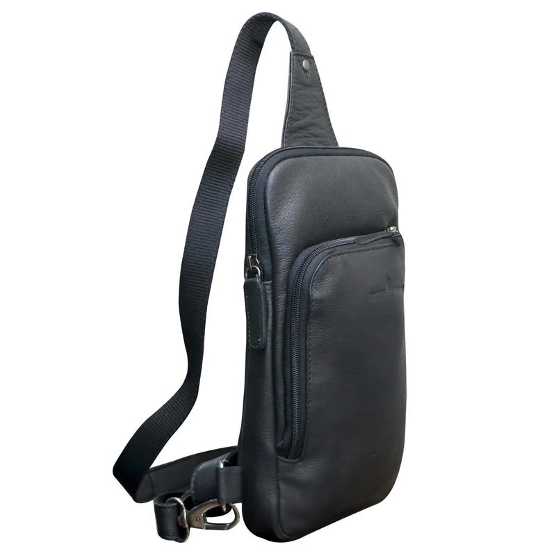Alex Rucksack Umhängetasche Damen Leder Fahrradtasche Rucksack Herren