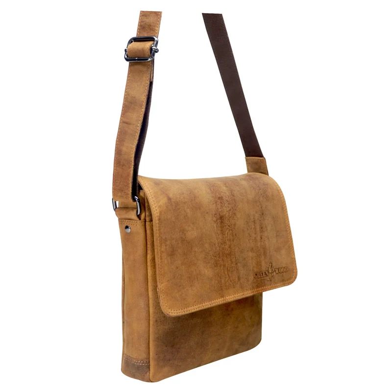 Jost Ledertasche Damen Umhängetasche Klein Herren Vintage