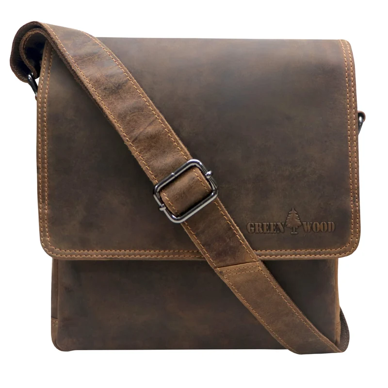 Jost Ledertasche Damen Umhängetasche Klein Herren Vintage