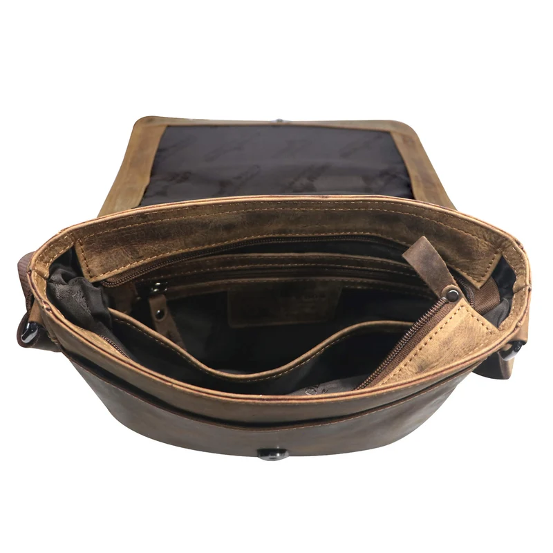Jost Ledertasche Damen Umhängetasche Klein Herren Vintage