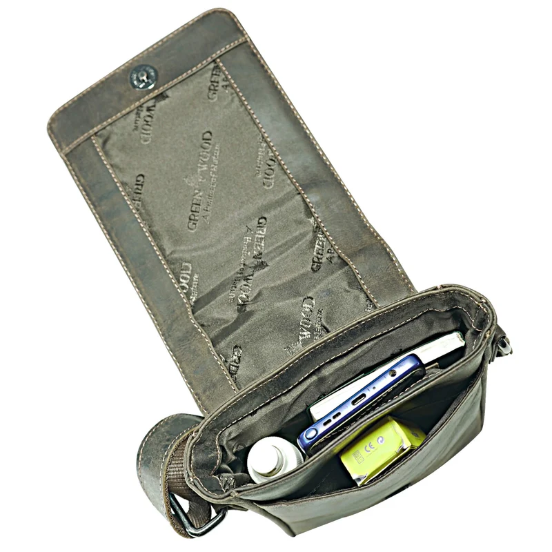 Rami Mini Tasche Leder Damen Kleine Umhängetasche Handy Herren