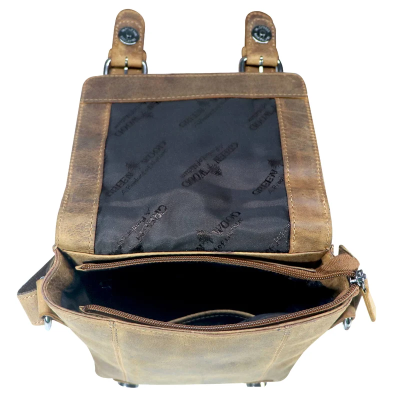 Aden Mini Umhängetasche Damen Kleine Ledertasche Herren Crossbody