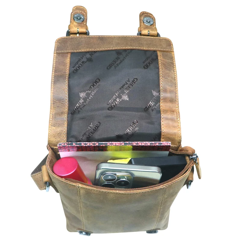 Aden Mini Umhängetasche Damen Kleine Ledertasche Herren Crossbody