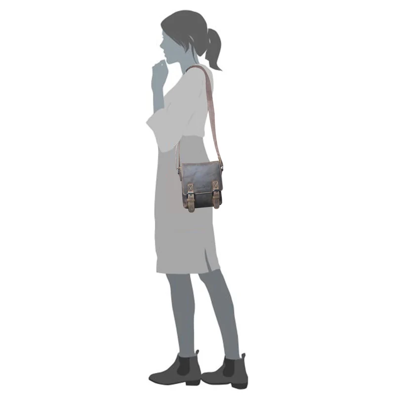 Aden Mini Umhängetasche Damen Kleine Ledertasche Herren Crossbody