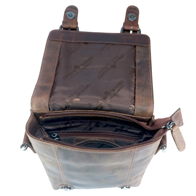 Aden Mini Umhängetasche Damen Kleine Ledertasche Herren Crossbody