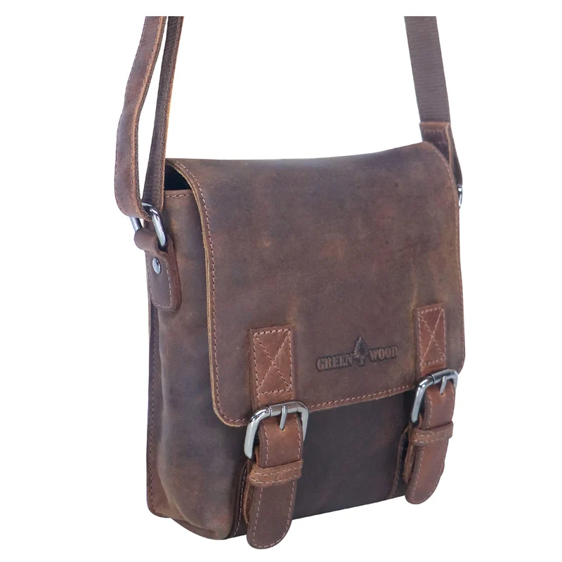 Aden Mini Umhängetasche Damen Kleine Ledertasche Herren Crossbody