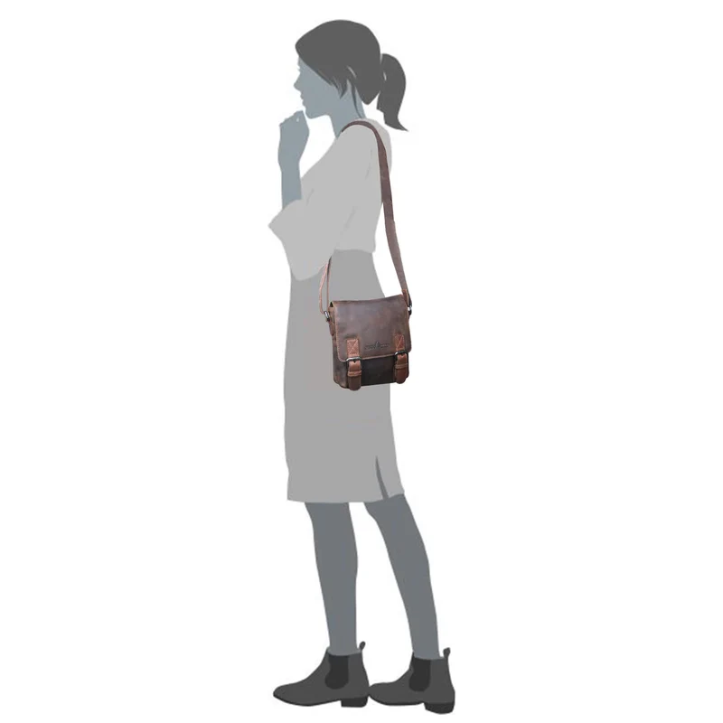 Aden Mini Umhängetasche Damen Kleine Ledertasche Herren Crossbody