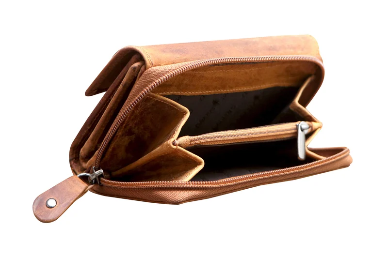 Mia Damen Geldbeutel mit Großem Münzfach Brieftasche RFID Herren