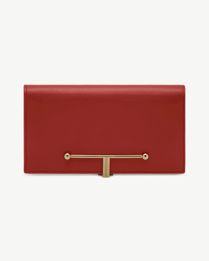 Large Melville Street Wallet - Levanto Red