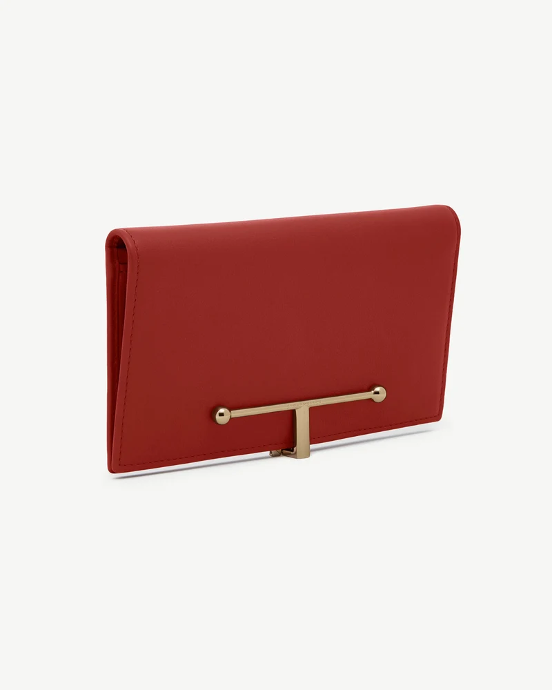 Large Melville Street Wallet - Levanto Red