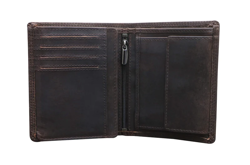 Tim Brieftasche Herren Hochformat Leder Geldbörse RFID Schutz