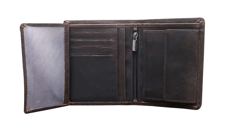 Tim Brieftasche Herren Hochformat Leder Geldbörse RFID Schutz