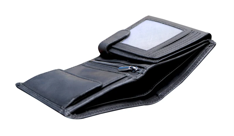 Ben Geldbörse Herren RFID Schutz Leder Portemonnaie Hochformat
