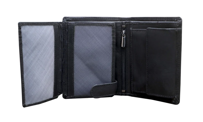 Ben Geldbörse Herren RFID Schutz Leder Portemonnaie Hochformat