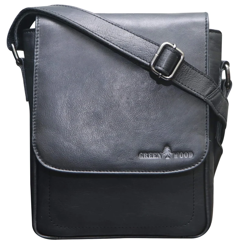 Fran Kleine Schultertasche Damen Umhängetasche Leder Herren Retro