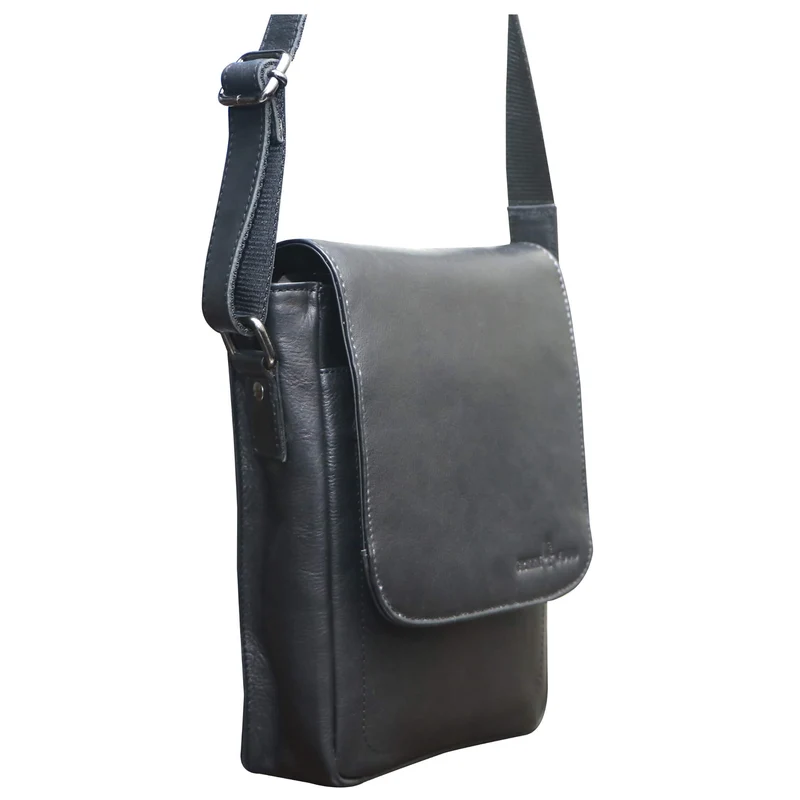 Fran Kleine Schultertasche Damen Umhängetasche Leder Herren Retro