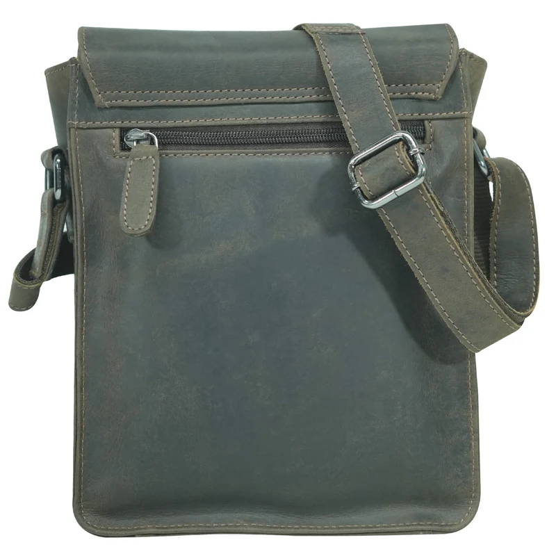 Fran Kleine Schultertasche Damen Umhängetasche Leder Herren Retro