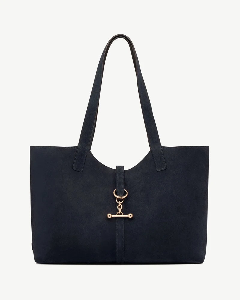 Kite Tote - Navy Suede