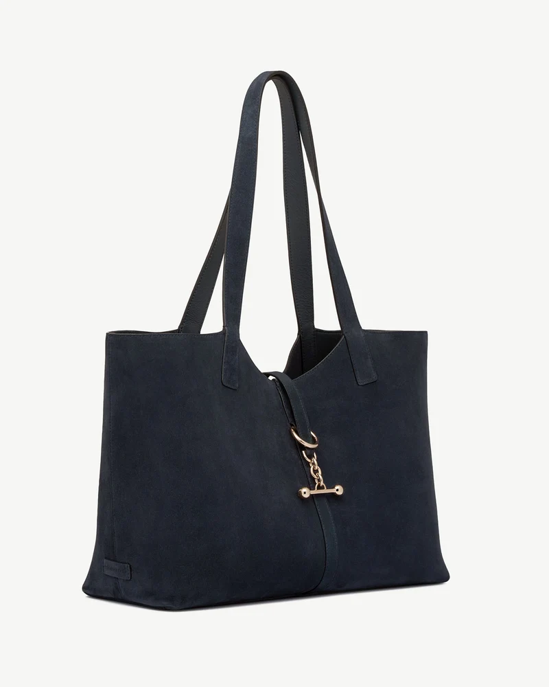 Kite Tote - Navy Suede