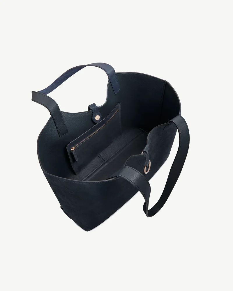 Kite Tote - Navy Suede