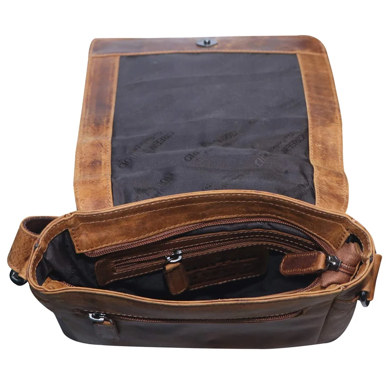 Lee Umhängetasche Herren Klein Schultertasche Damen Leder A5