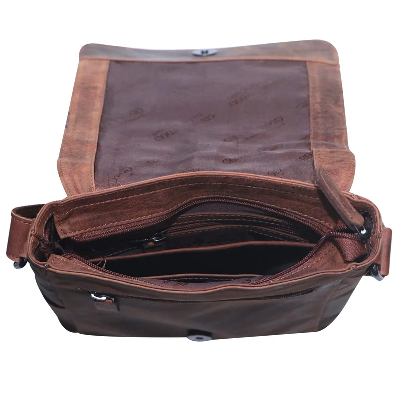 Lee Umhängetasche Herren Klein Schultertasche Damen Leder A5
