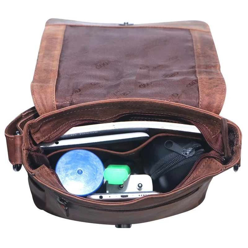 Lee Umhängetasche Herren Klein Schultertasche Damen Leder A5