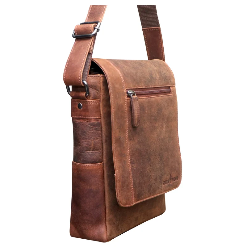 Lee Umhängetasche Herren Klein Schultertasche Damen Leder A5