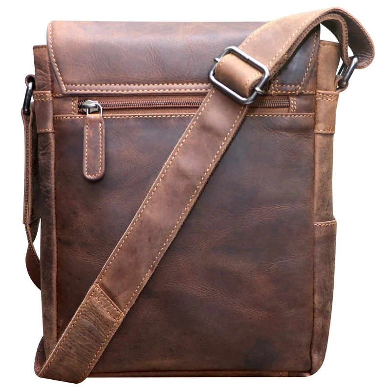 Lee Umhängetasche Herren Klein Schultertasche Damen Leder A5
