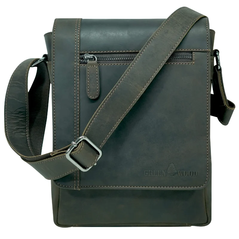 Lee Umhängetasche Herren Klein Schultertasche Damen Leder A5
