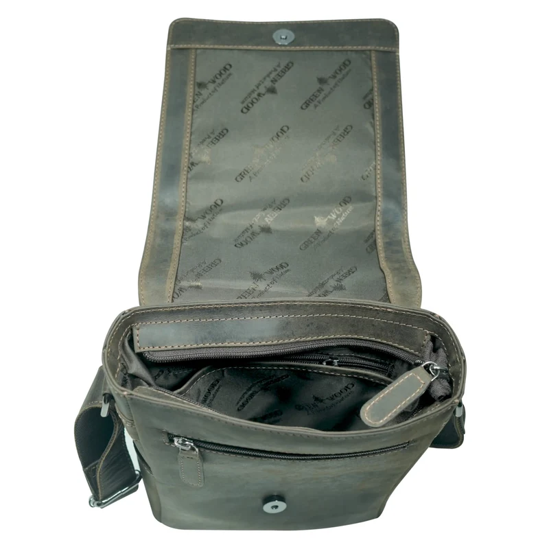 Lee Umhängetasche Herren Klein Schultertasche Damen Leder A5