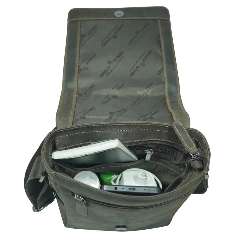 Lee Umhängetasche Herren Klein Schultertasche Damen Leder A5
