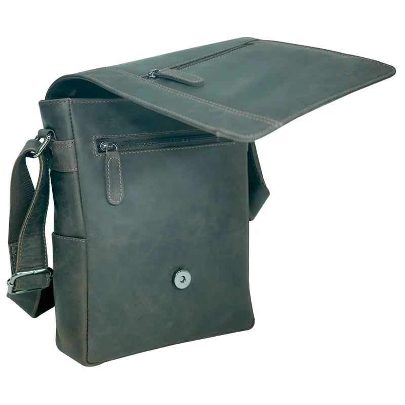Lee Umhängetasche Herren Klein Schultertasche Damen Leder A5