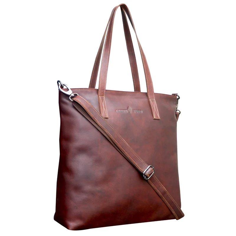 Amy Handtasche Shopper Damen Schultertasche Groß Henkeltasche Leder