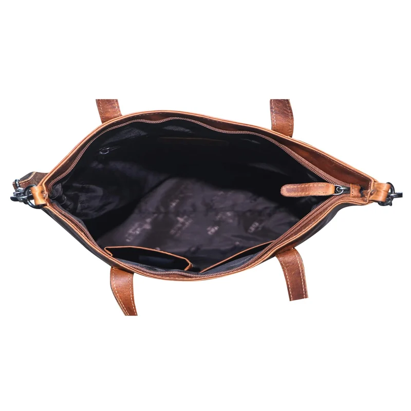 Amy Handtasche Shopper Damen Schultertasche Groß Henkeltasche Leder