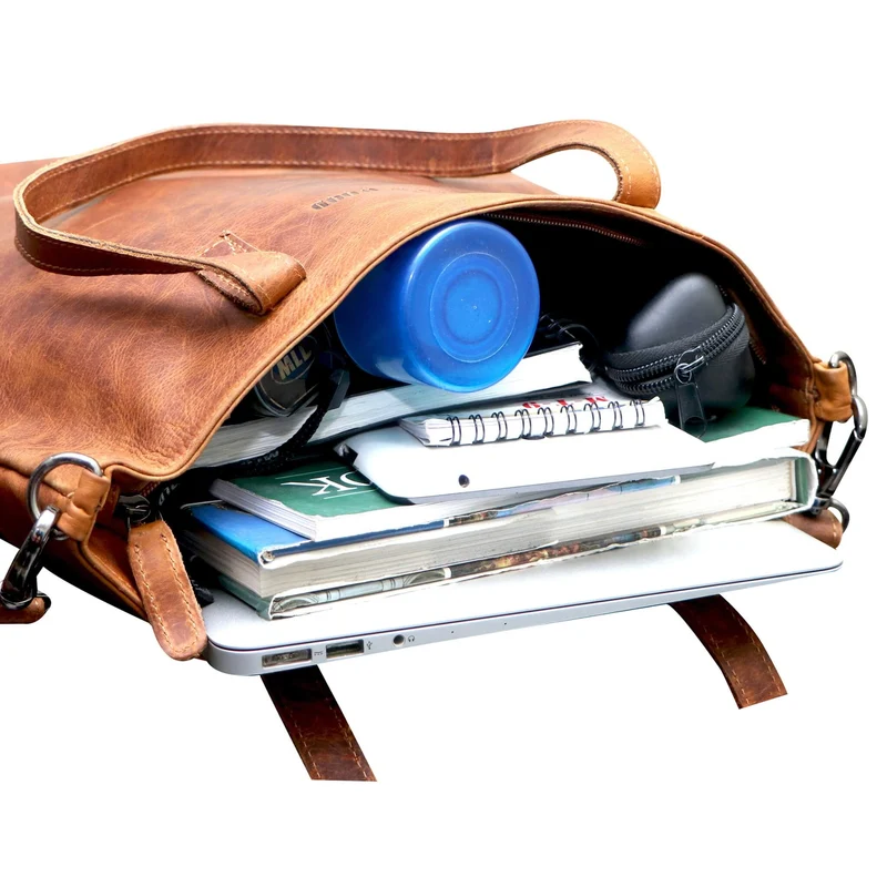 Amy Handtasche Shopper Damen Schultertasche Groß Henkeltasche Leder