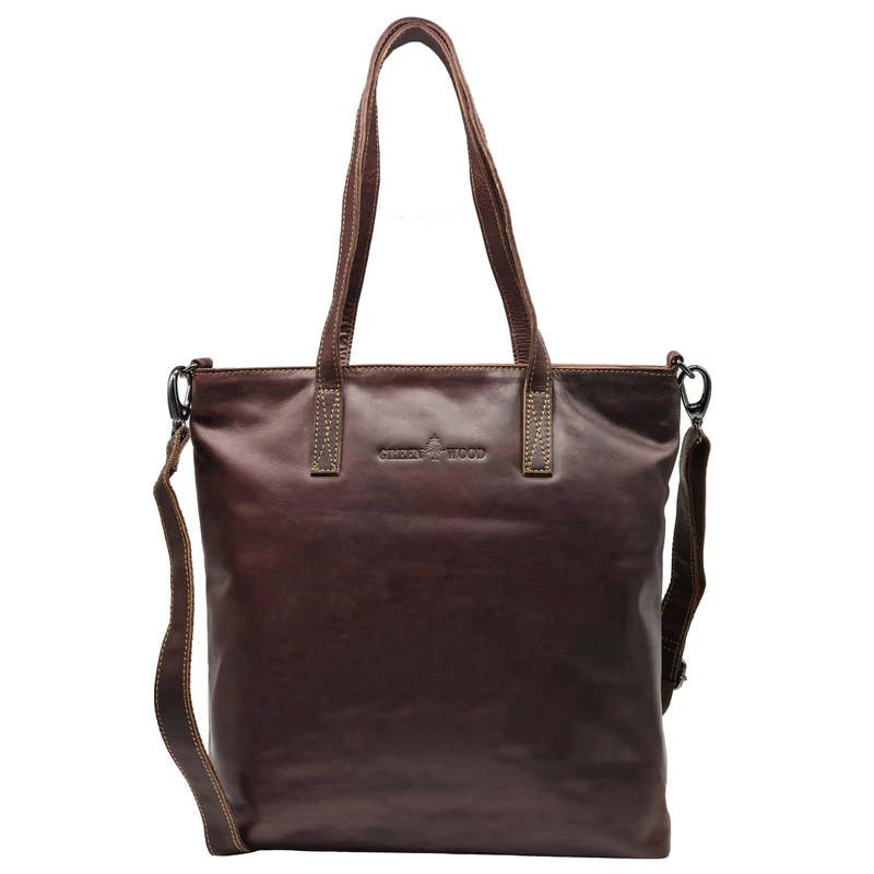 Amy Handtasche Shopper Damen Schultertasche Groß Henkeltasche Leder