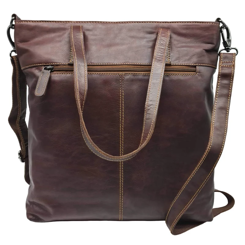 Amy Handtasche Shopper Damen Schultertasche Groß Henkeltasche Leder