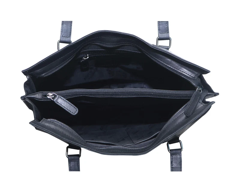 Emily Shopper Tasche Damen Henkeltasche Leder Unterarm Schultertasche