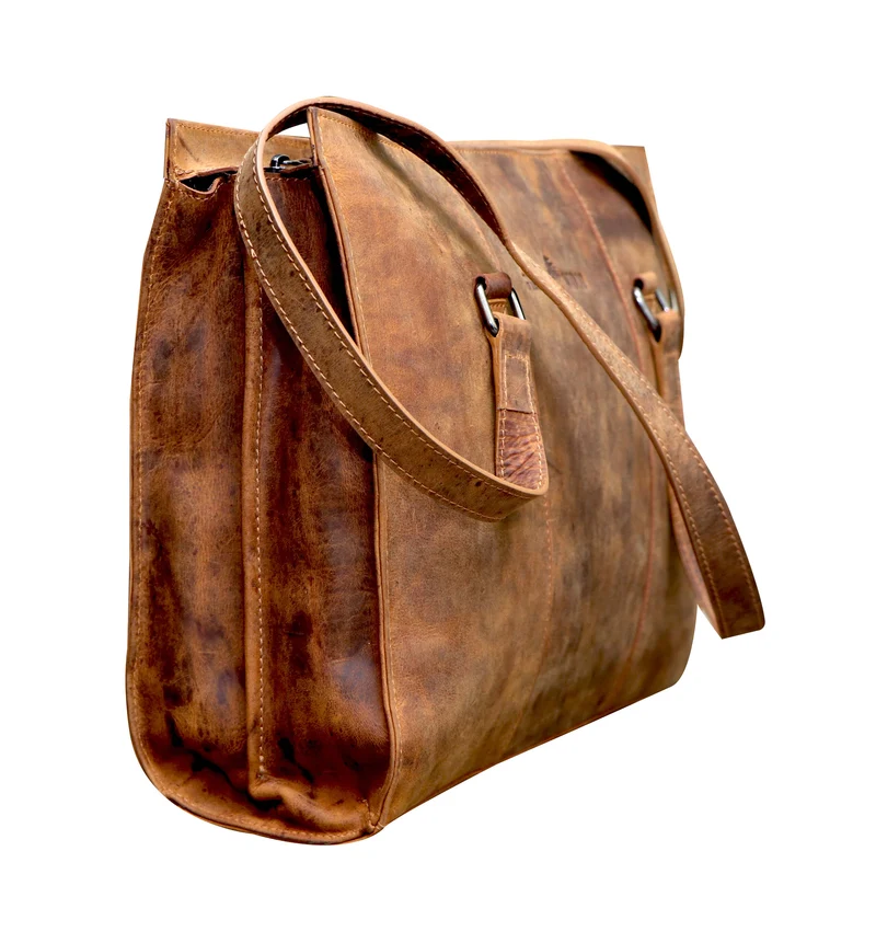 Emily Shopper Tasche Damen Henkeltasche Leder Unterarm Schultertasche