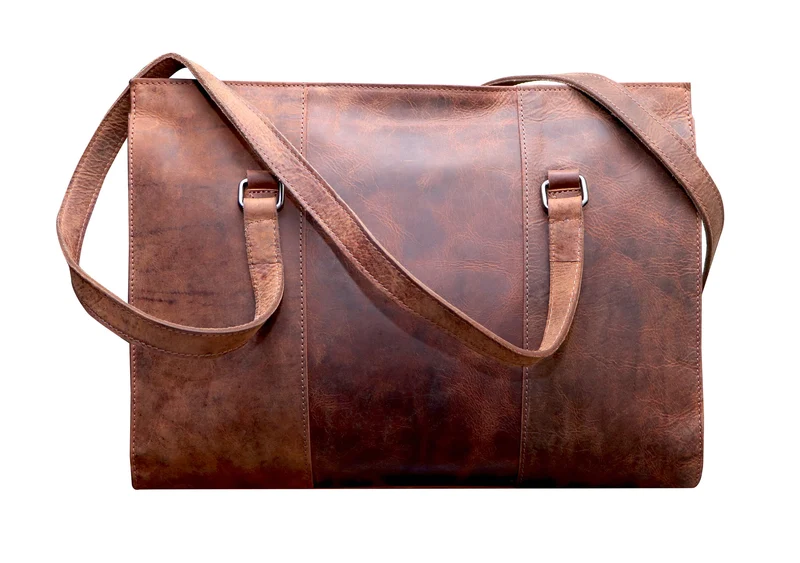 Emily Shopper Tasche Damen Henkeltasche Leder Unterarm Schultertasche