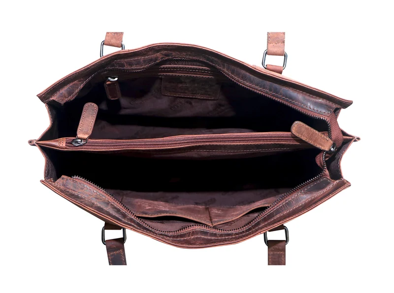 Emily Shopper Tasche Damen Henkeltasche Leder Unterarm Schultertasche