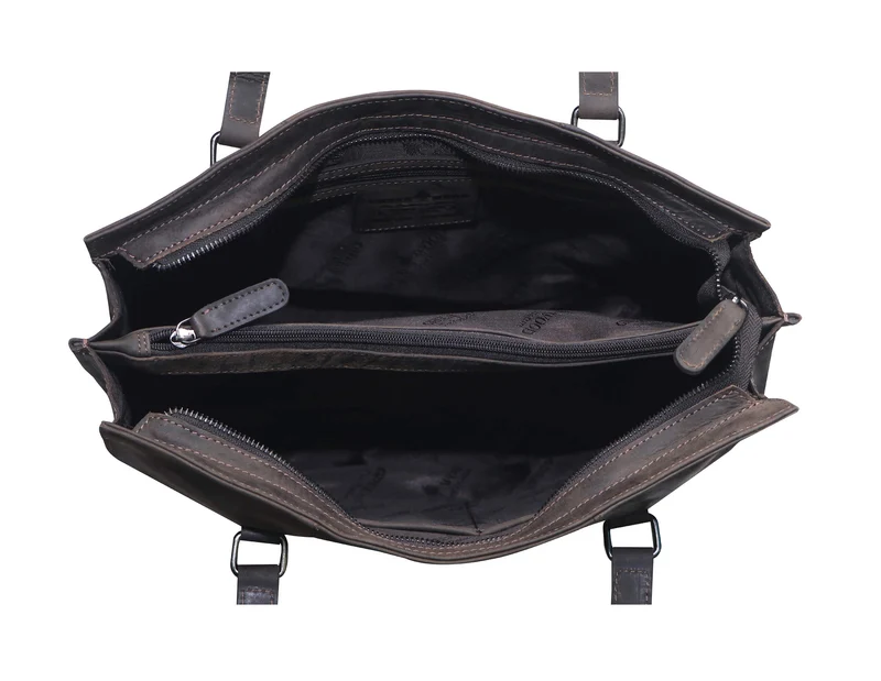 Emily Shopper Tasche Damen Henkeltasche Leder Unterarm Schultertasche