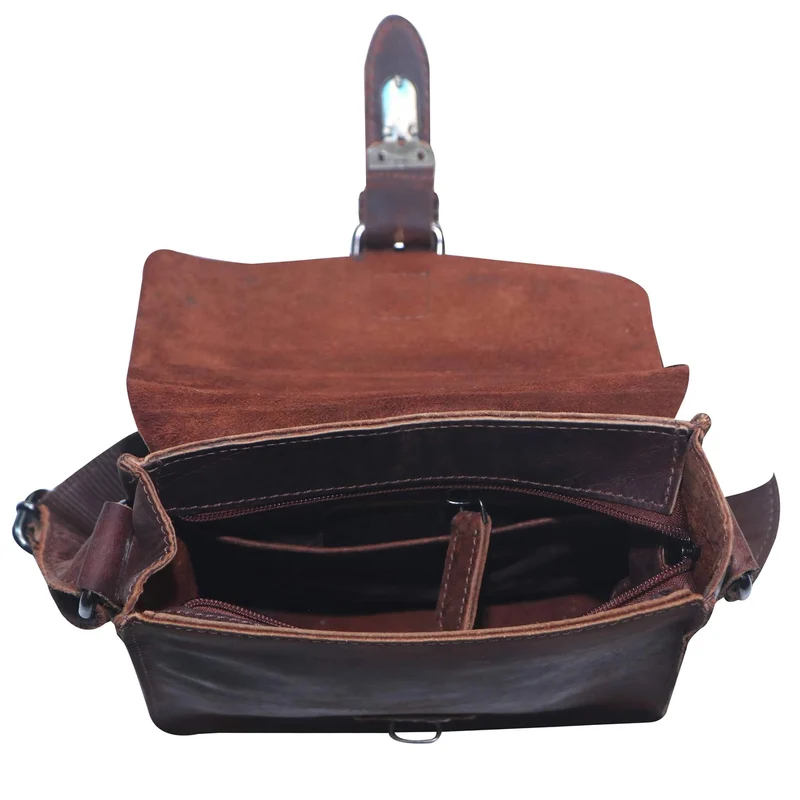 Tilburg Ledertasche Vintage Crossbody Tasche Damen Umhängetasche Herren