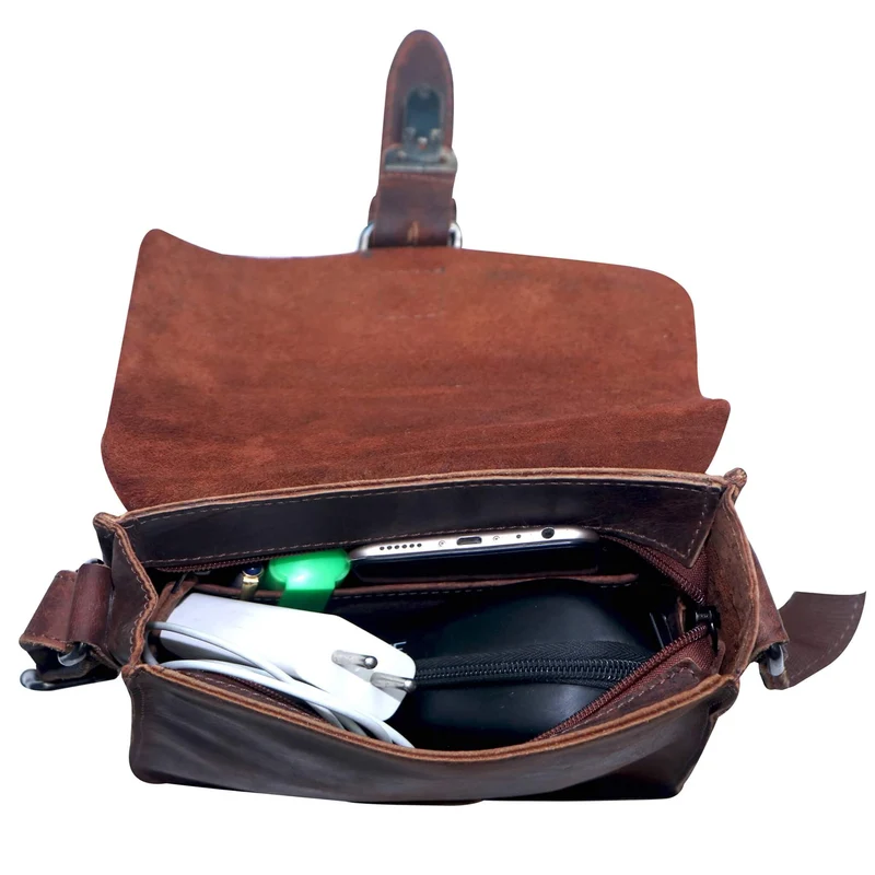 Tilburg Ledertasche Vintage Crossbody Tasche Damen Umhängetasche Herren