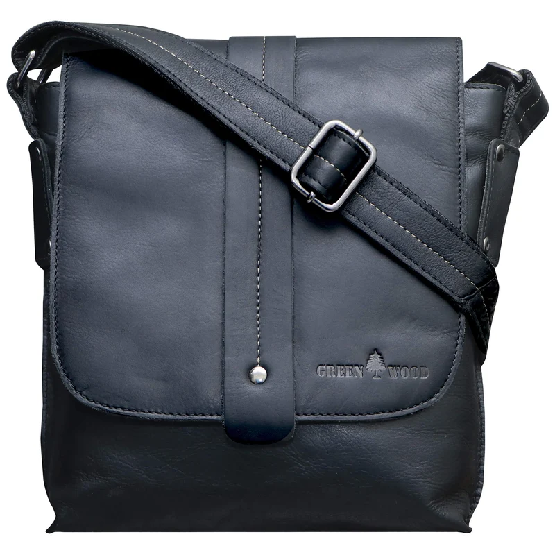 Henrik Umhängetasche Klein Herren Crossbody Tasche Damen Ledertasche