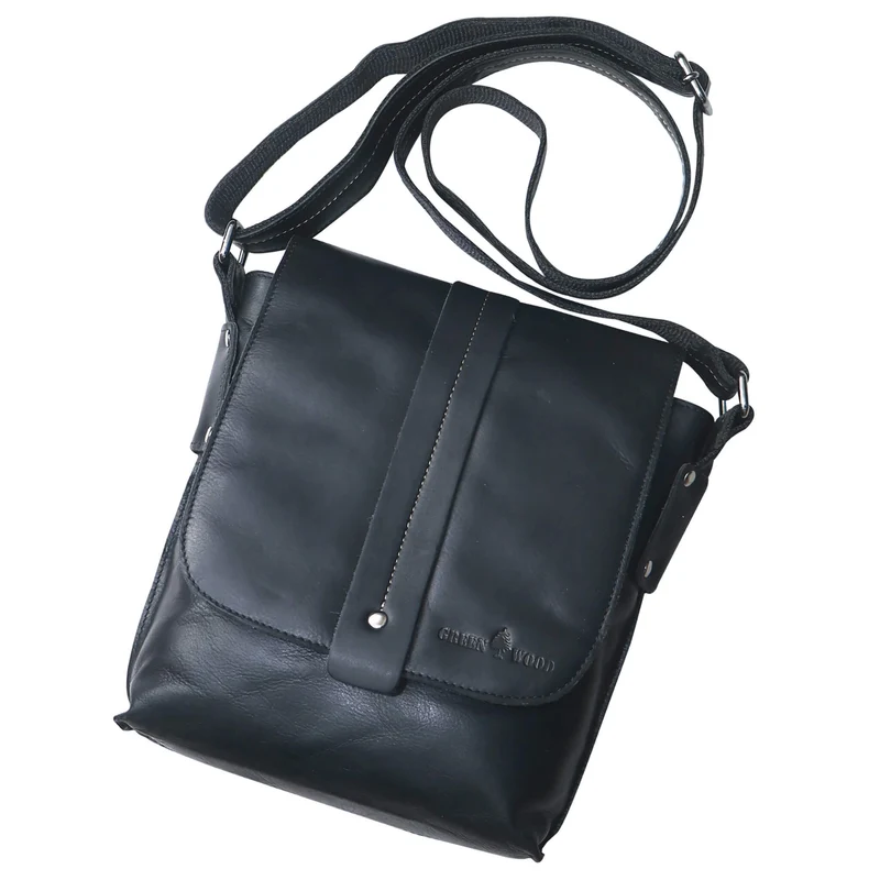 Henrik Umhängetasche Klein Herren Crossbody Tasche Damen Ledertasche