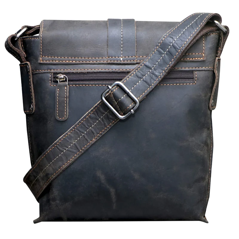 Henrik Umhängetasche Klein Herren Crossbody Tasche Damen Ledertasche